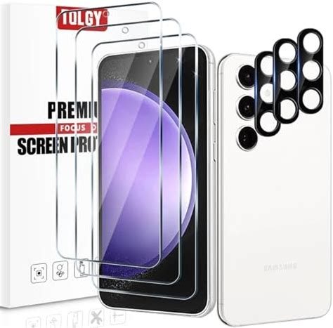 JEHOO Lot de 2 protections d écran en verre trempé pour Samsung Galaxy