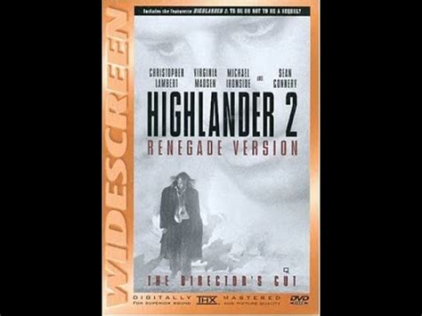 Highlander Renegade Version Dvd Menu Walkthrough Youtube