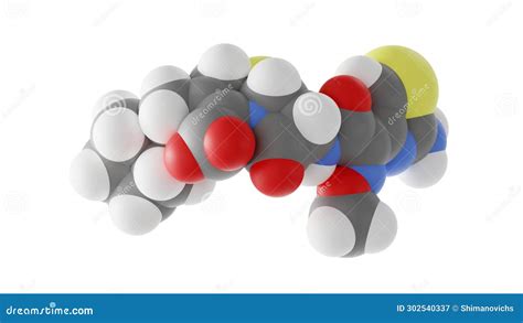 Cefepime Molecule Cephalosporin Antibiotic Molecular Structure