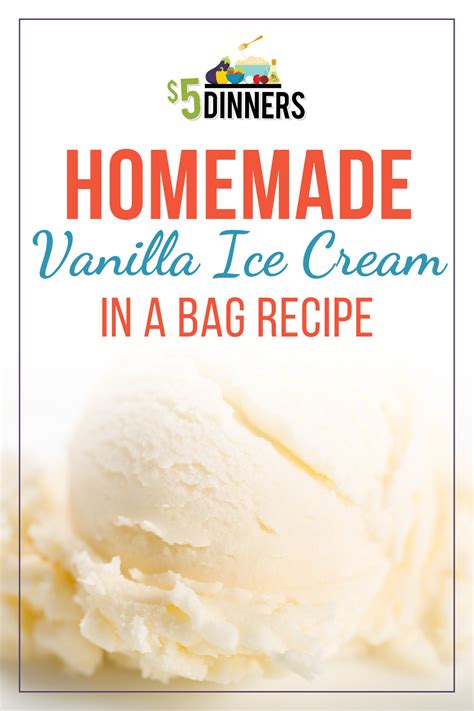 Best Homemade Ice Cream in a Bag Recipe - $5 Dinners