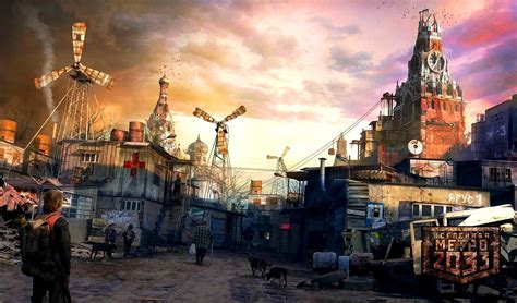 Metro 2033 Kremlin Moscow Postapokalipsis Wallpaper And