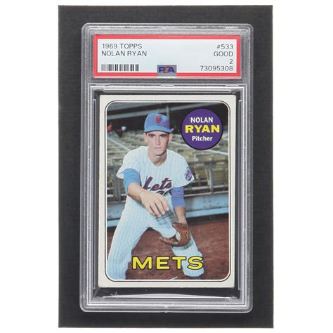 Nolan Ryan 1969 Topps 533 PSA 2 Pristine Auction