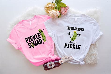 Pickle Theme Bachelorette Party Bridal Party Shirt Party Favors