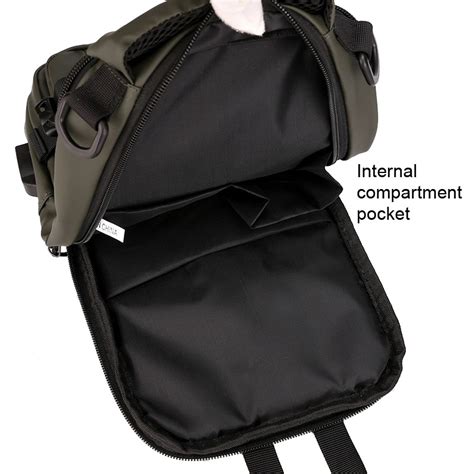 Bolso De Hombro Multifuncional Para Hombre Mochila De Pecho