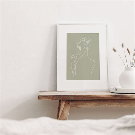 Sage Green Wall Art Set Gallery Wall Art Set Of Abstract Etsy Canada