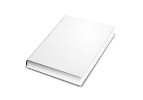 Maqueta De Portada De Libro En Perspectiva Aislada En Blanco Vector