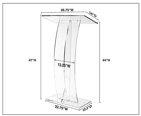 Ukuran Standard Podium Dimensions - IMAGESEE