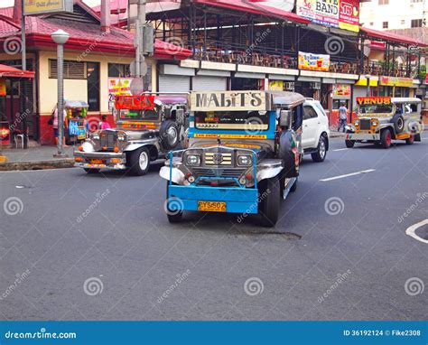 Jeepney In Manila Editorial Stock Image Image Of Vehicle 36192124