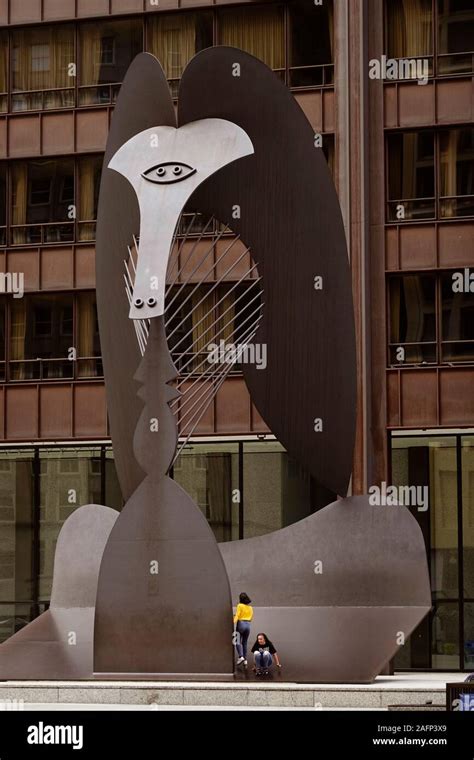 The Picasso Untitled Sculpture In Chicago Illinois Stock Photo Alamy