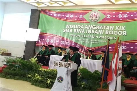 Sma Bosowa Bina Insani Gelar Wisuda Angkatan Xix Republika Online