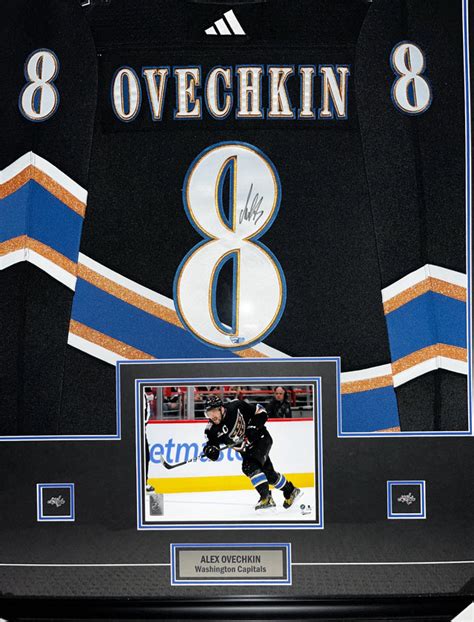 Alexander Ovechkin Signed Framed Jersey | Arts & Collectibles ...