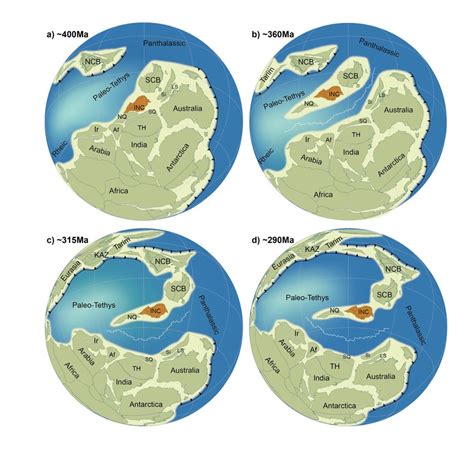 Paleogeographic Reconstructions Of Indochina Inc North Qiangtang