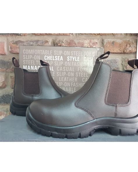 Dot Chelsea Boots Black Safety Boot Or Brown Zdi Safety Ppe