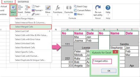 How To Identify Merged Cells In Excel