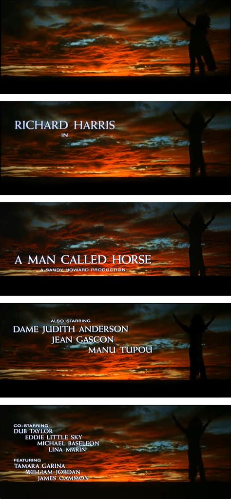 A Man Called Horse – Part 7: Cast and Credits – My Favorite Westerns