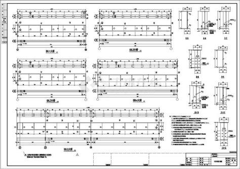 某地钢结构厂房吊车梁结构构造详图节点详图土木在线