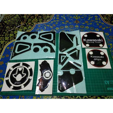 Jual Stiker Timbul Tutup Tangki Ninja Foot Step Ninja Rr New Ninja Rr