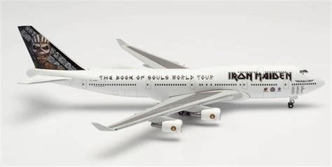 Модель самолета Herpa Херпа 535564 Boeing 747 400 Iron Maiden Air