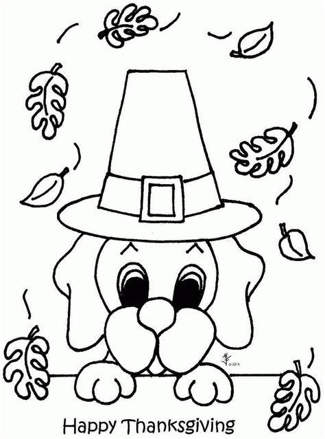 Coloring Pages | Happy Thanksgiving Coloring Picture