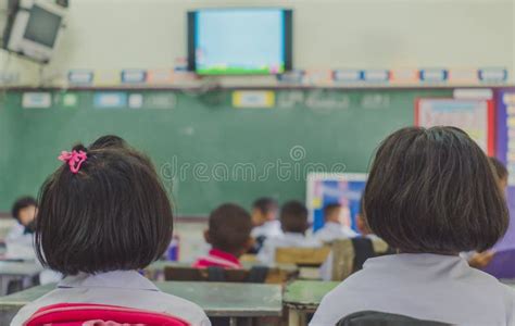 Young Students Are Studying In Classroom Editorial Stock Image Image