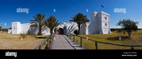 Africa Namibia Fort Namutoni In Etosha National Park Stock Photo Alamy