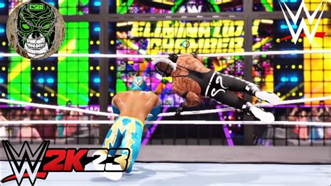 Elimination Chamber Rey Mysterio Vs Sin Cara Vs Jeff Hardy Vs Big Show