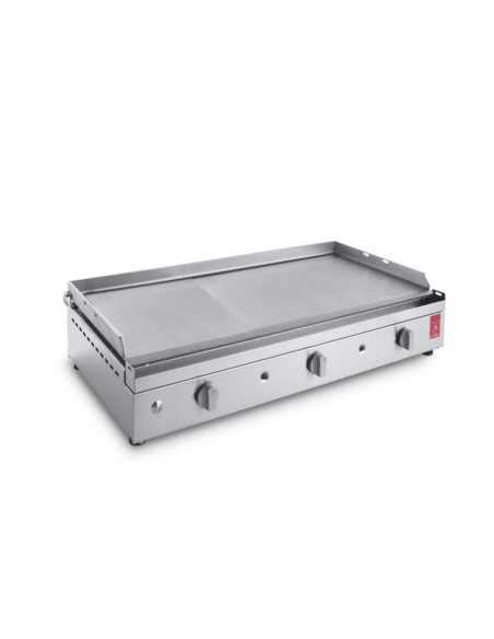 PLANCHA GAZ INOX PLANET CHEF 80 LISSE