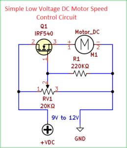 Simple Low Voltage DC Motor Speed Control Circuit TheoryCIRCUIT Do