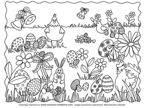 91 Dessins De Coloriage Pâques Cp à Imprimer Coloriage Paques