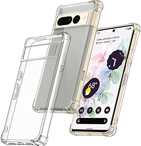 ivoler Coque pour Google Pixel 7 Pro Ultra Transparent Étui de