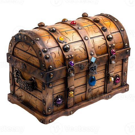 Treasure Chest Game Asset On Isolated Transparent Background 43558852 PNG