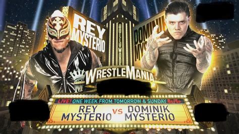 Wwe 2k23 Rey Mysterio Vs Dominik Mysterio Wrestlemania 39 Predictions Youtube