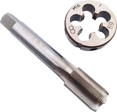 Hss M16 X 1mm Tap And M16 X 10mm Die Metric Thread Right