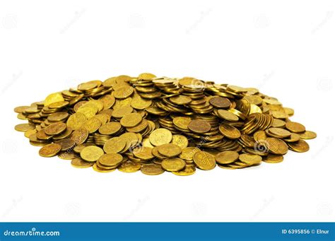 Pile Of Coins With A Chart In The Background Royalty Free Stock Image