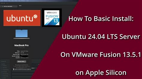 Ubuntu 2404 On VMware Fusion Apple Silicon M1 Max