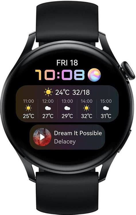 Chytré hodinky Huawei Watch 3 Active Black ONLINESHOP cz