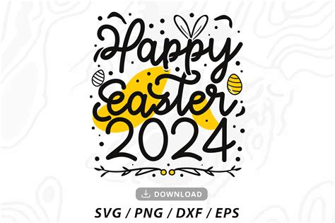 Happy Easter 2024 Svg Graphic By Ya Design Store · Creative Fabrica