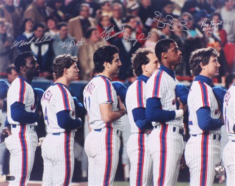 1986 New York Mets 16x20 Photo Signed By 6 With Gary Carter Keith