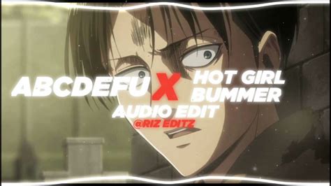 Gayle Blackbear Abcdefu X Hot Girl Bummer Edit Audio Youtube