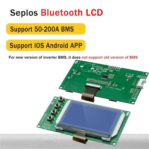 Seplos New Bluetooth LCD Inverter BMS Communicate With Smartphone IOS