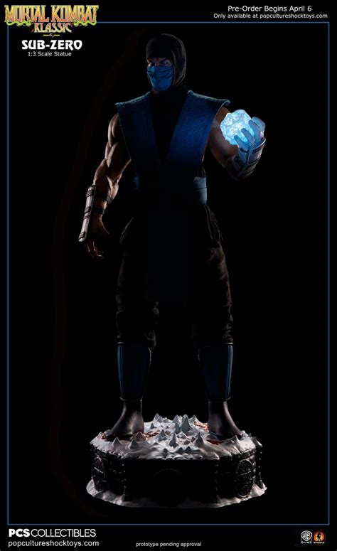 New Photos And Pre Order For Mortal Kombat Klassic Sub Zero Statue