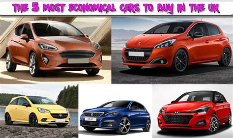 The 5 Most Economical Cars to Buy in the UK