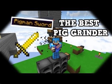 The Best Pig Grinder Best Way To Get The Pigman Sword In Hypixel