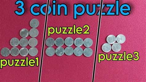 3 Best Coin Puzzle। Coin Puzzle tutorial - YouTube