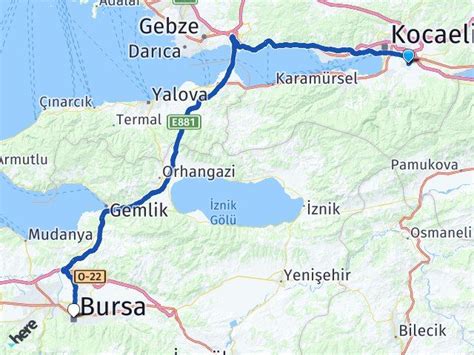 Kocaeli Kartepe Fatih Sultan Mehmet Bursa Aras Ka Km Yol Tarifi