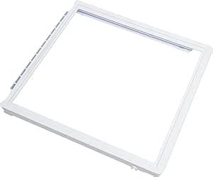 Amazon 241969501 Crisper Pan Cover Shelf Frame Without Glass