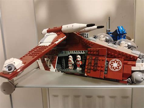 Lego Moc Coruscant Guard Gunship Door And Bubble Turret Mod By Metis Lee Rebrickable Build