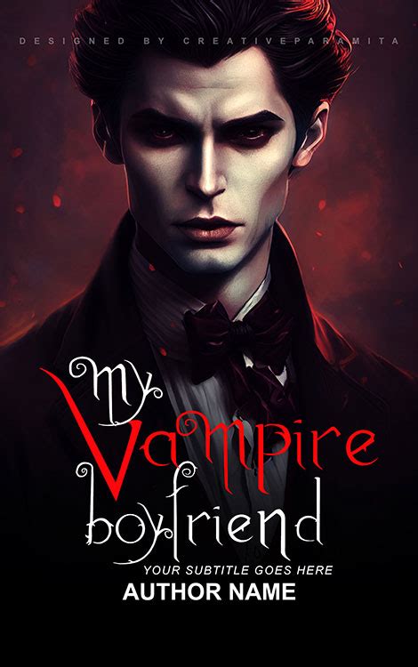 My vampire boyfriend Premade book cover