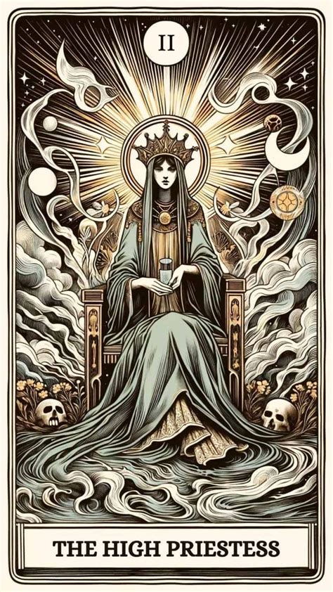 The High Priestess Tarot Card Meaning In Tarot Card Tattoo