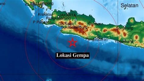 Gempa Bumi Guncang Jawa Barat Senin September Pagi Guncangan